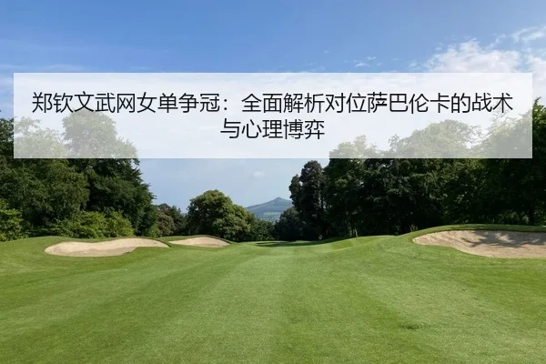 郑钦文武网女单争冠：全面解析对位萨巴伦卡的战术与心理博弈